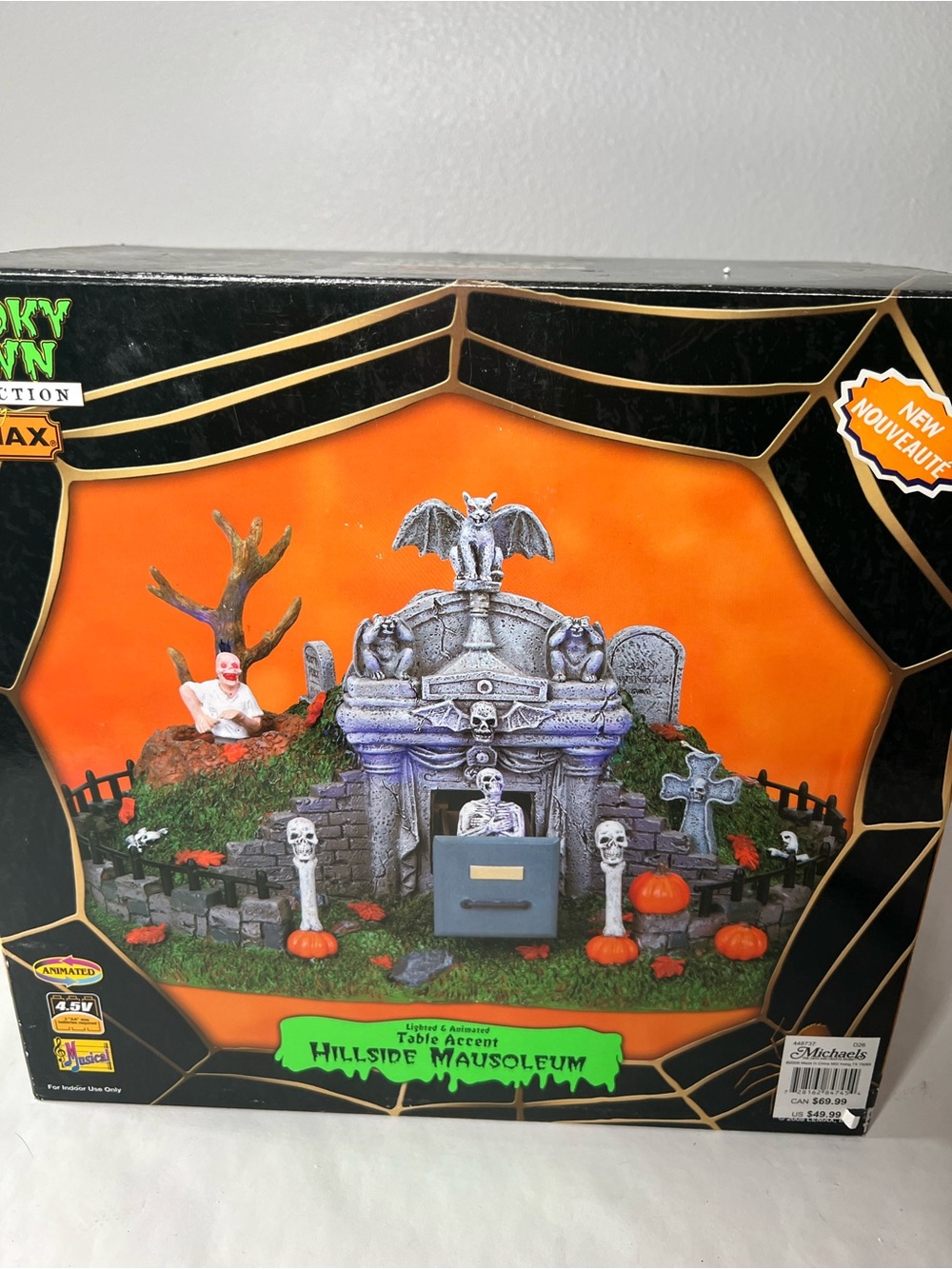 Lemax spooky town Hillside Mausoleum